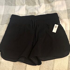 Black Women's high rise Shorts